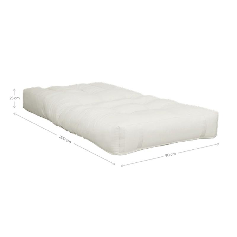 Fauteuil futon convertible HIPPO CHAIR - Gris foncé - Matelas 90x200 cm - Multifonction_3