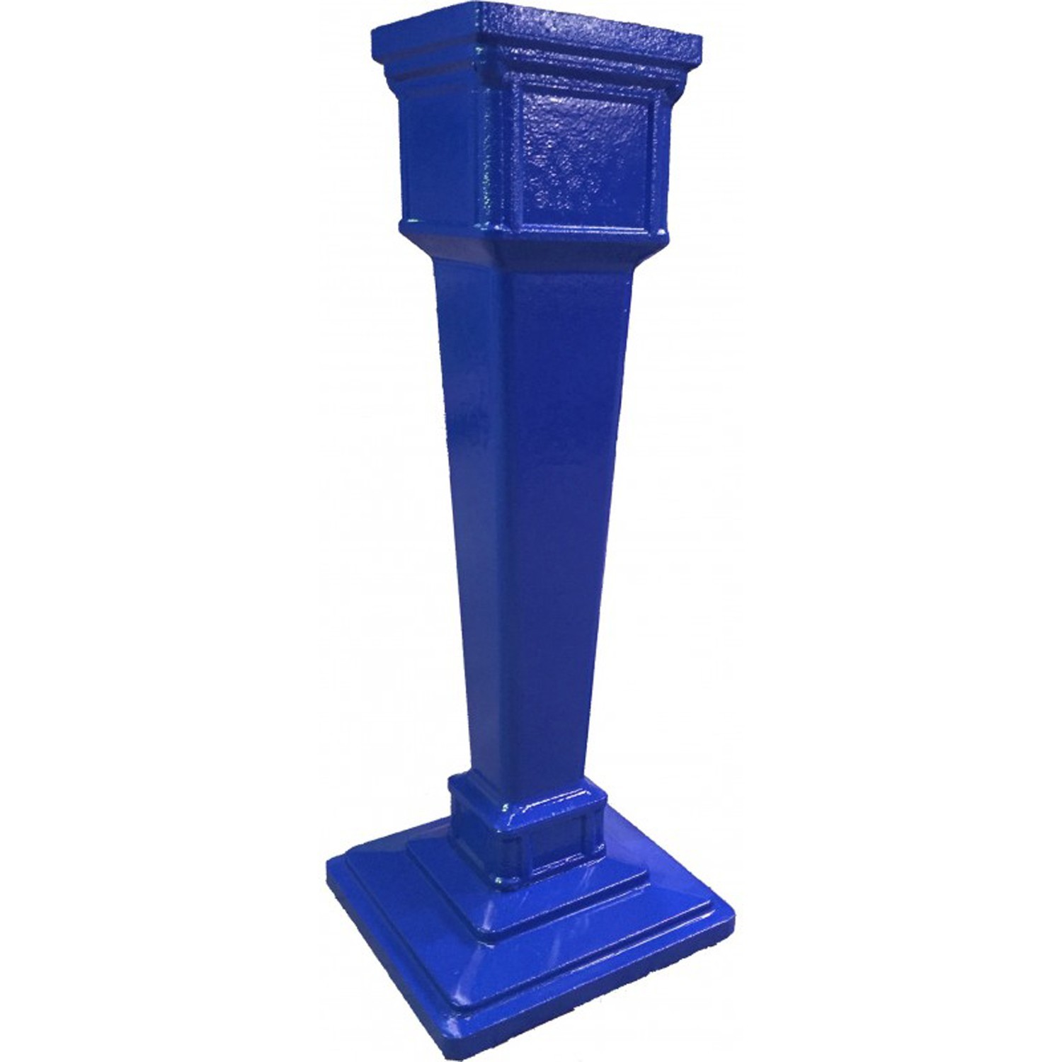 Boîte aux lettres jaune Made in France avec tige filetée