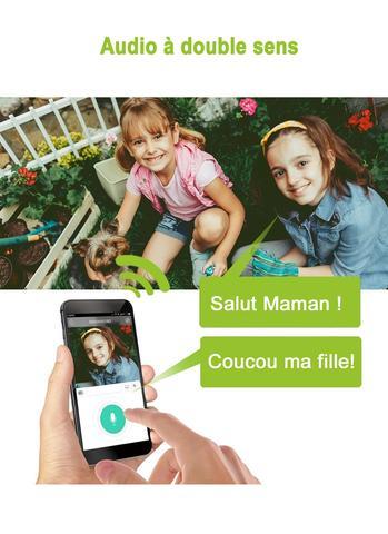 Pack 2x caméras WiFi - FV890 - reconnaissance de personne - notifications smartphone - Micro SD 64Go - Android/iOS - 1080p Full HD_3
