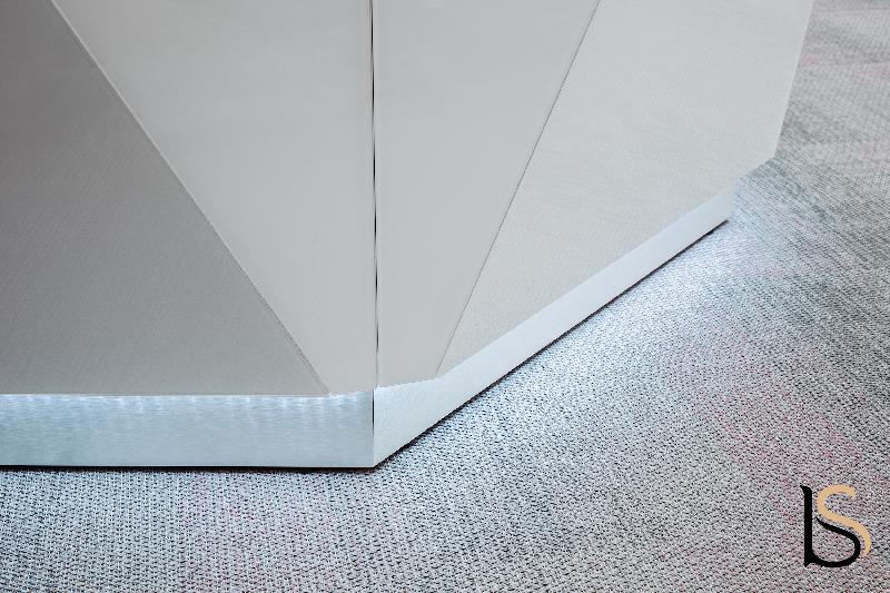 Banque d'accueil d'angle Alpa - MDD - Gris brillant_3