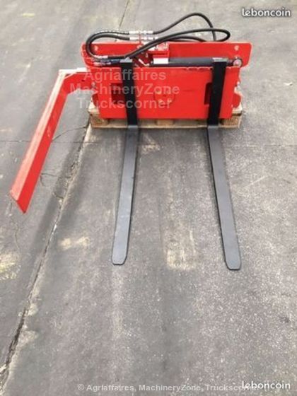 Retourneur de palox et palettes à tête rotative - OP SM ISO 2 pour chariot élévateur, capacité 2000 kg_3