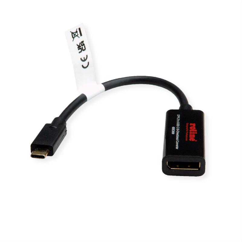 ROLINE Câble adaptateur USB type C - DisplayPort, v1.2, M/F, bidirectionnel, 0,2 m_3