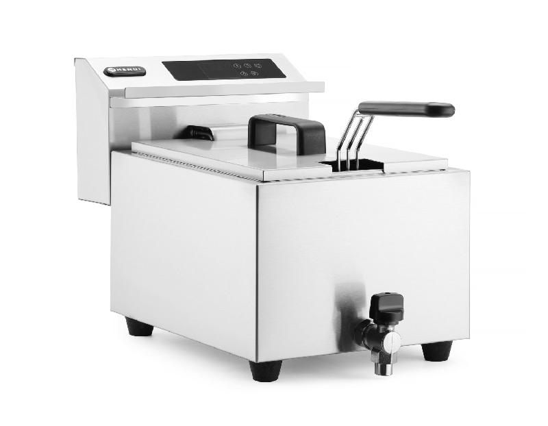 Friteuse Profi Line avec robinet de vidange numérique 8L 230V HENDI_3