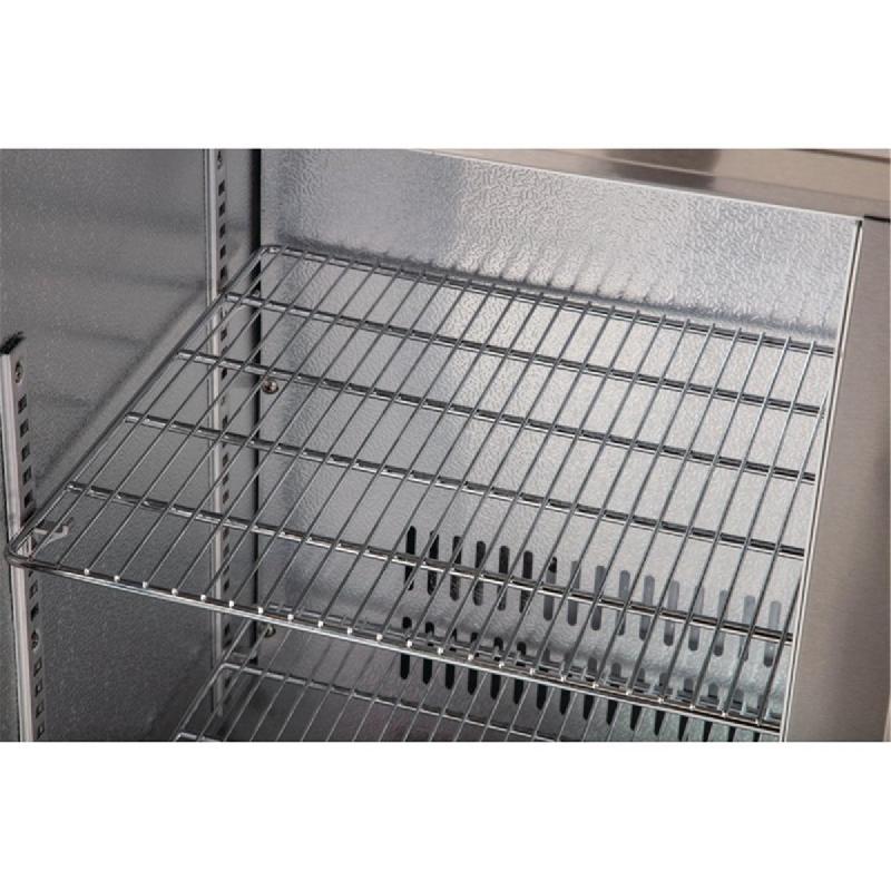 Arrière-bar trois portes pivotantes Série G inox 330L | Polar - GL009_3