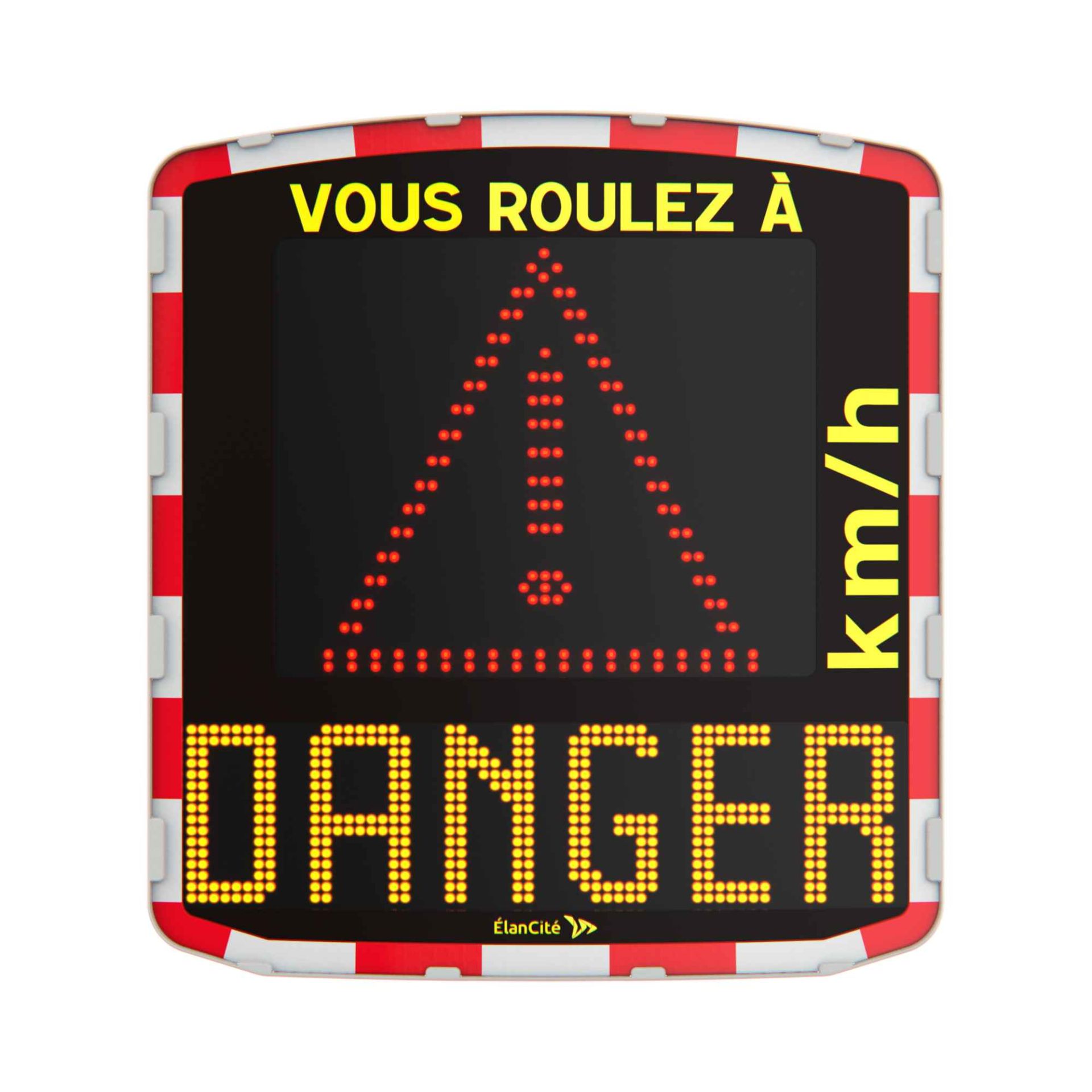 Radar pédagogique EVOLIS Vision - Matrice texte Full Led, visibilité optimale jusqu'à 200m_3