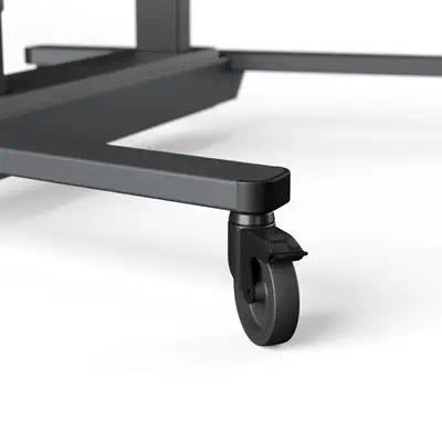 RISE 4205 Chariot élévateur à  écran motorisé, 50 mm/s, Course 700 mm (Noir, UE)_3