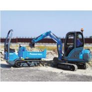 Tc230d All Terrain Line - Brouette à moteur chenillée Messersi - 2300 kg - Moteur Diesel Kubota V1505-E4B STAGE V_3