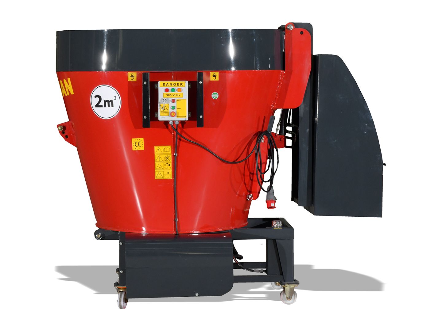 YK 20 - Mélangeuse agricole Romsan - Volume 2 m³ - 10 hp / 7,5 kW_3