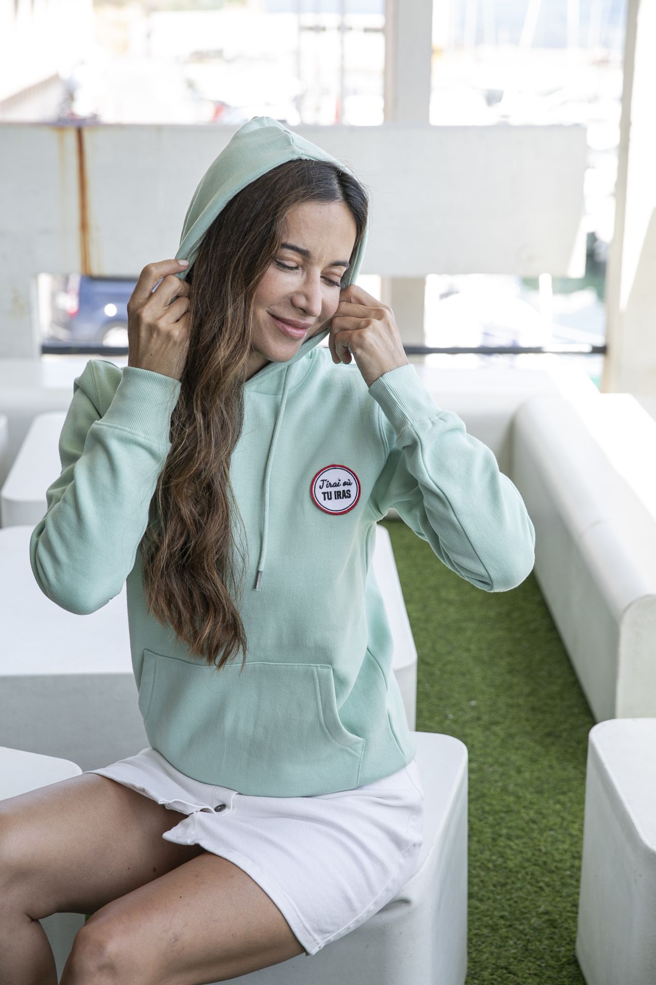 Hoodie unisexe Brooklyn - 80% Better Cotton Initiative - 20% polyester recyclé - 340 GSM - Personnalisable avec patch à scratch_3