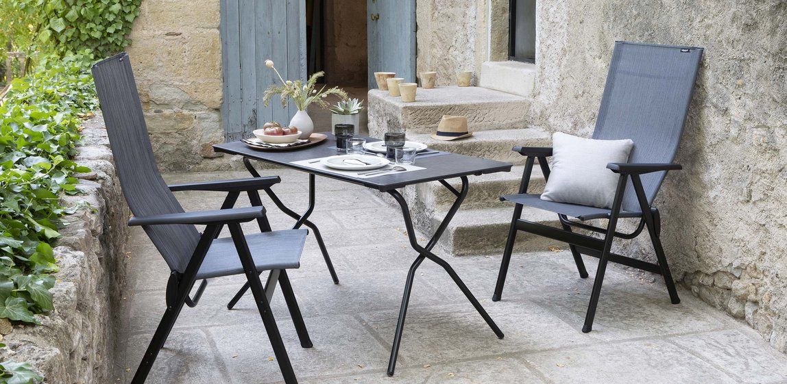 Lfm2780_3294 - Chaise pliante Lafuma en aluminium avec dossier haut ergonomique et toile Batyline® Duo_3