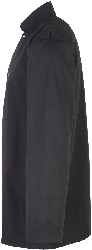 Veste de cuisine manches longues à boutons pression - PR665 - Col mao, lavage industriel et tissu twill_3