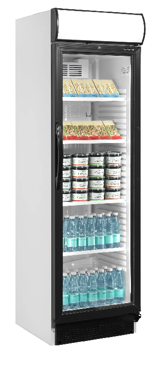 Vitrine réfrigérée blanc CEV425CP 2 LED TEFCOLD_3