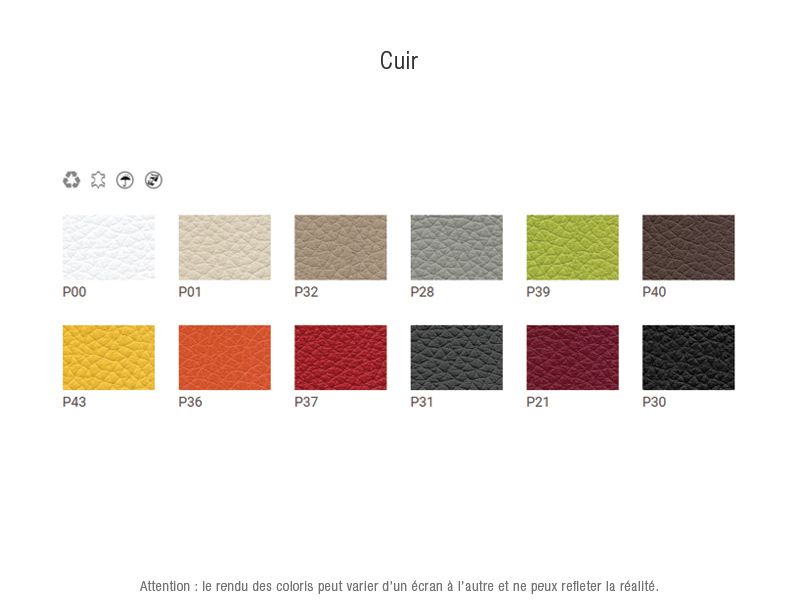 Fauteuil ergonomique Waldo Air en cuir - mécanisme synchrone, support lombaire réglable et appui-tête ajustable_3