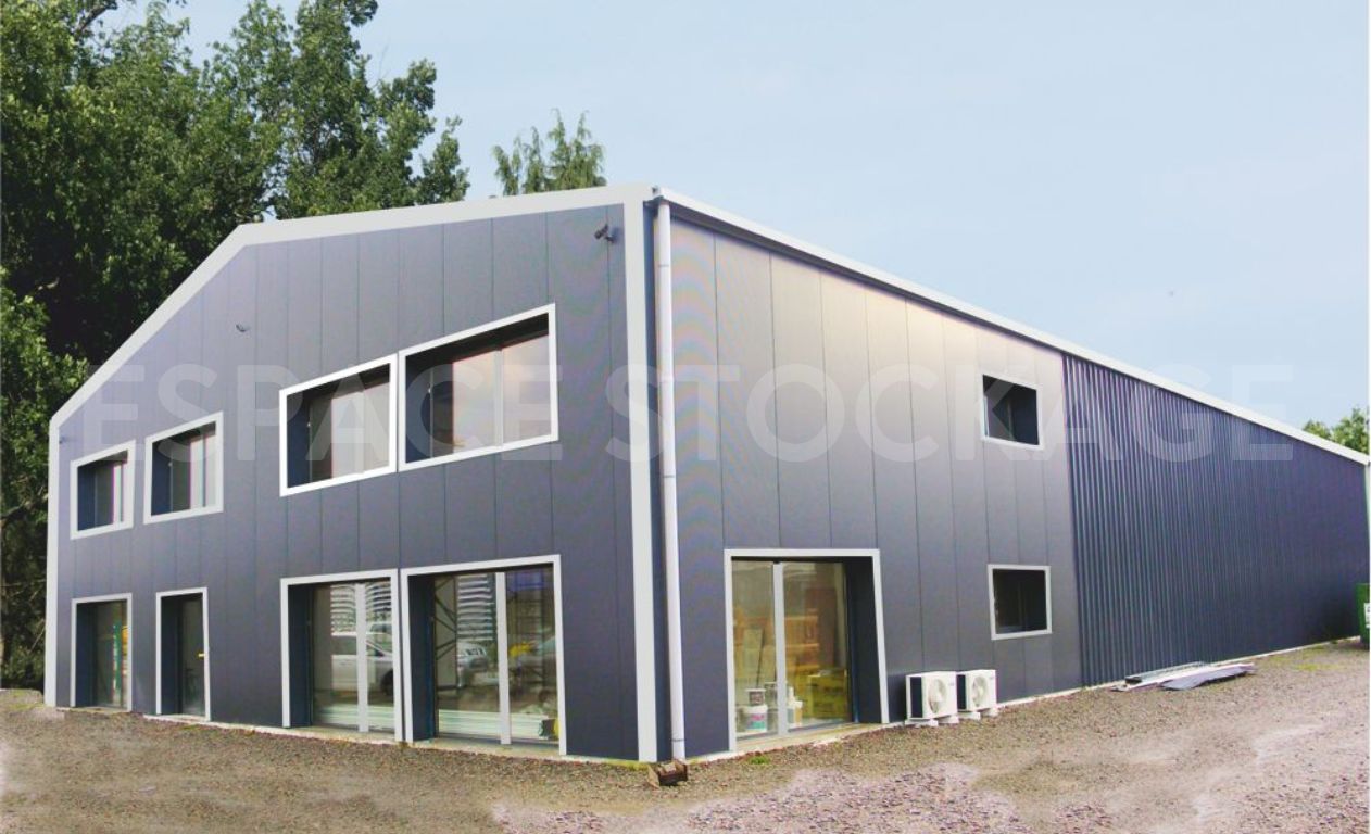 Hangar de stockage en métal modulable en kit_3