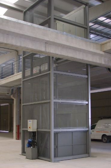 Monte charge non accompagné pouvant élever jusqu'à 9 000 kgs - DHS 0-9000 Kg_3