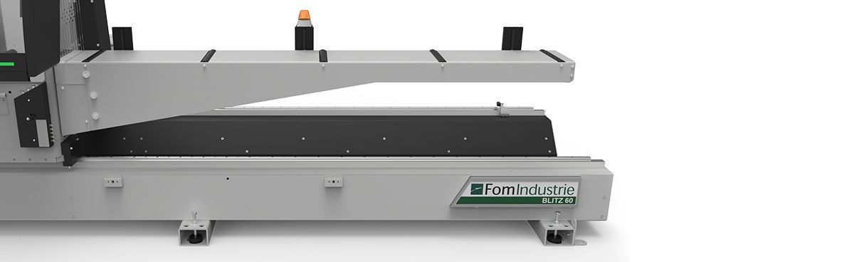 Machine de tronçonnage Blitz dotée de lubrification par microgoutte