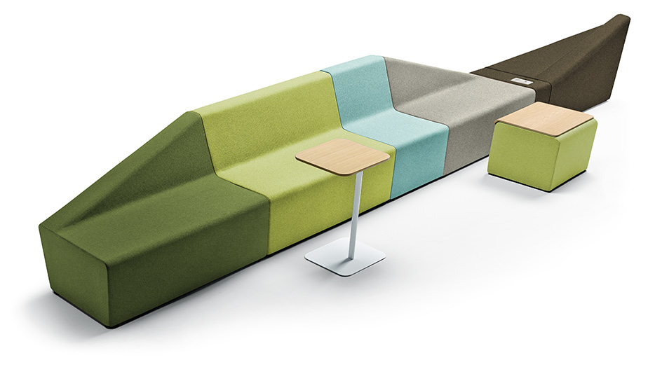 Banquette d'accueil contemporaine