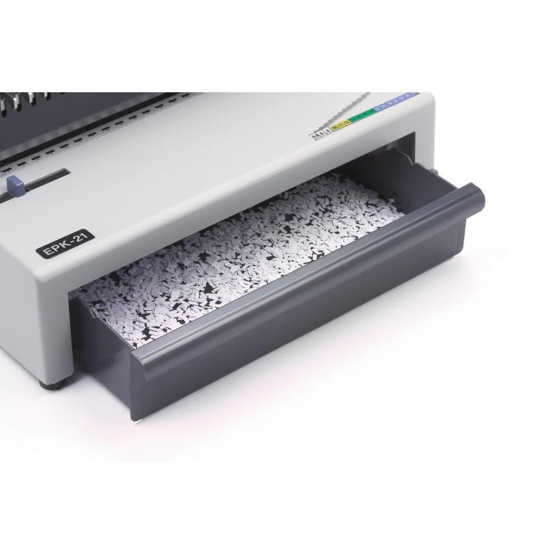 Perforelieur à anneaux plastiques C800 - perforation électrique - relie jusqu'à 450 feuilles A4_3