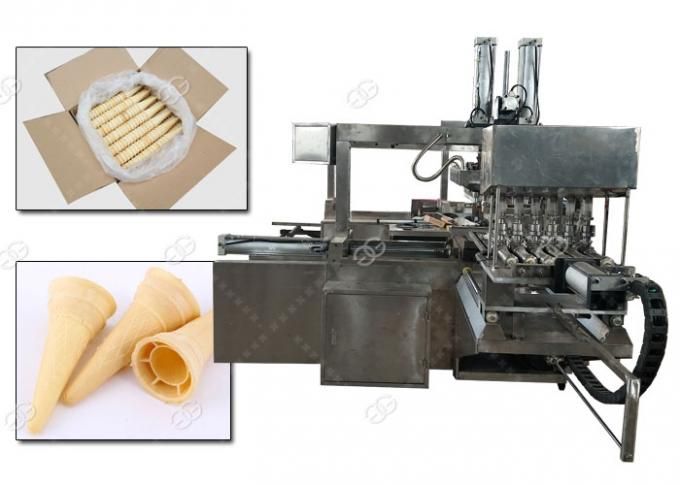 Machine de fabrication de cornets de crème glacée en gaufrette - Henan Gelgoog - 2500-3000 pcs/h - modèle GG60F_3