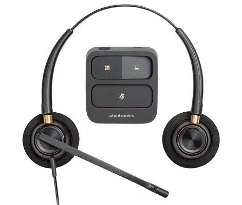 Micro-casque binaural Poly EncorePro 520 + fonction Quick Disconnect_3