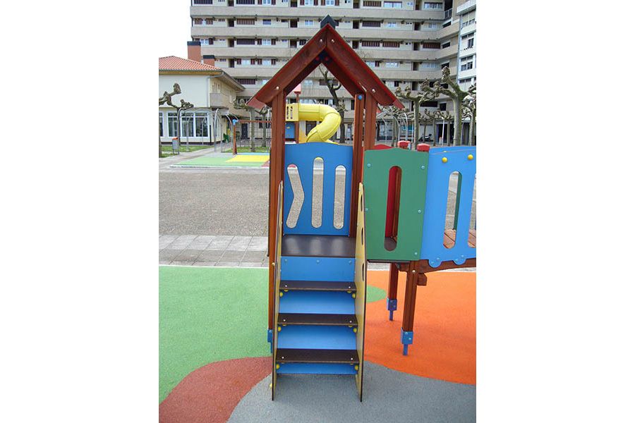 Structure de jeux combinée GE-2680A - Jolas - 300 kg - Dimensions 3,25 x 2,66 x 2,42 m - Pour 22 utilisateurs - Âge 0 à 13 ans_3