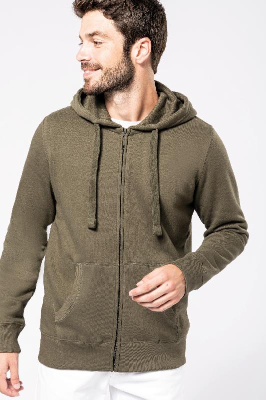 Sweat-shirt zippé à capuche homme Kariban - Réf : K454 - Molleton gratté 3 fils - Lavage à 60°C - Multiples tailles et coloris_3