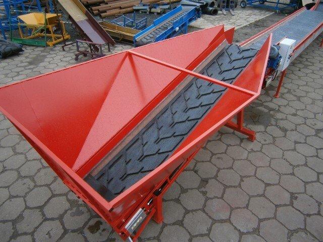 Trémie de réception NC EM - Occasion - Tapis chevron caoutchouc - Hauteur de décharge au choix_3