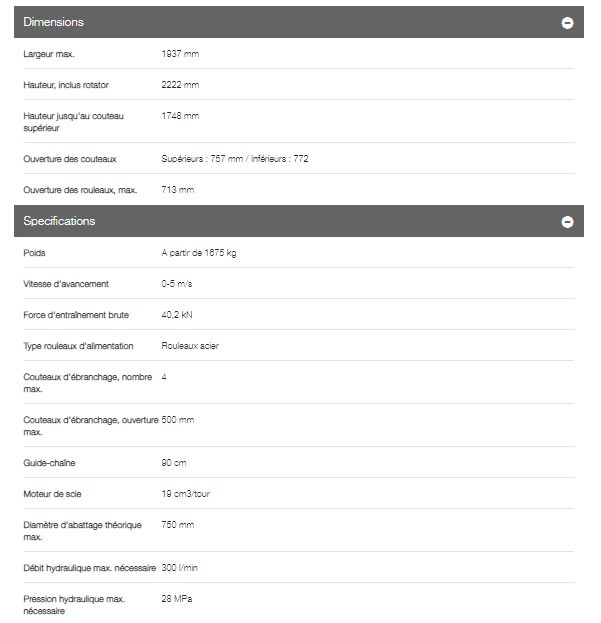 S172 - Tête d'abattage Komatsu - Largeur max. 1937 mm - Puissante et fiable pour forêts épaisses_3