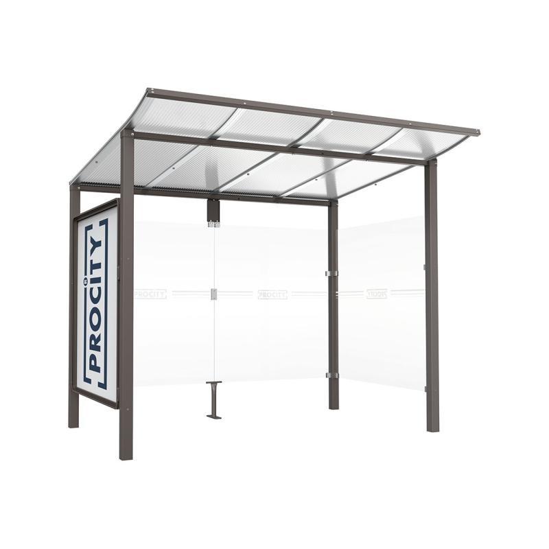 Abri Modulo - Disponible en L25000 ou 5000 mm - Hauteur mini 1980 mm, maxi 2250 mm_3