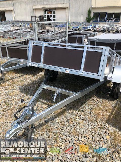 Remorque Bois LIDER - 39440 - 201x133x40 cm - PTAC : 500/750 kg - Reference -MA227/3715_3