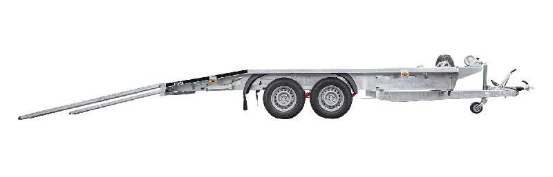 Remorque porte voiture-plateau - 4,50 X 2,05 M - 2700 KG - MARTZ GT 450S_3