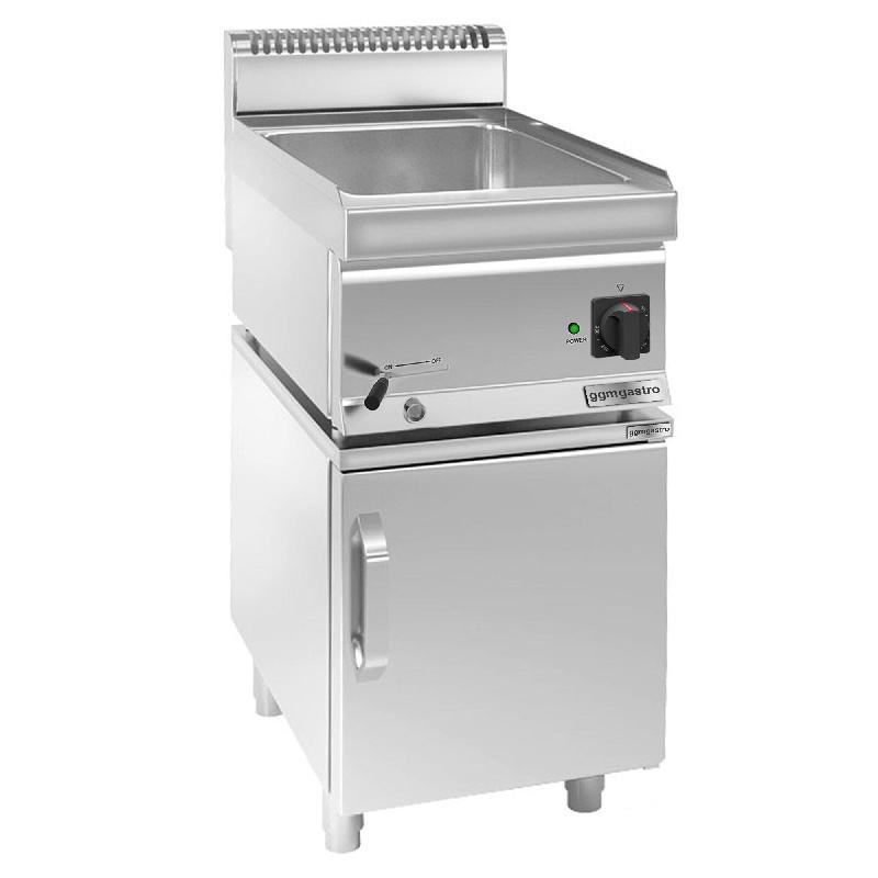 Bain-marie électrique sur meuble - 1x GN 1/1 - Meuble 1 porte Inox | GGM - Mario 700_3