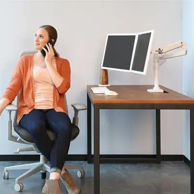 Support Moniteur Ergonomique T.1 Avec Hub USB 3.0 Et Lumières RGB - Rehausseur Réglable Pour écran, Ordinateur Portable Ou Imprimante - Organisation Bureau - 9