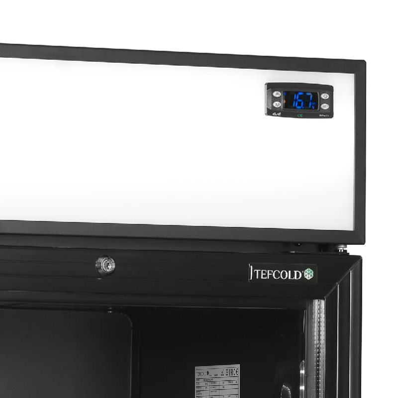 Vitrine réfrigérée cev435cp black TEFCOLD_3