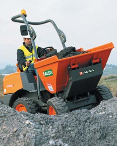 Véhicule de chantier 4x4 avec benne de grande capacité