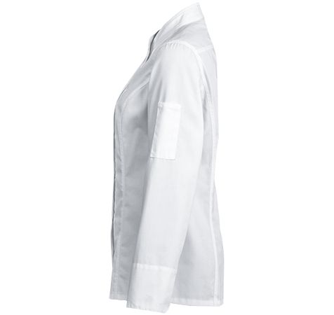 Intuition - Veste de cuisine femme - Clement Design - col kimono, personnalisable, manches courtes ou longues_3