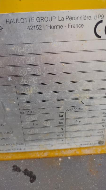 Nacelle verticale HAULOTTE star 10ac occasion_3