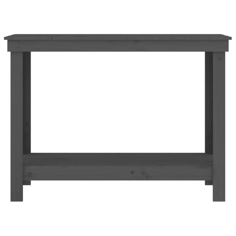 Vidaxl banc de travail gris 110x50x80 cm bois de pin massif 822503_3