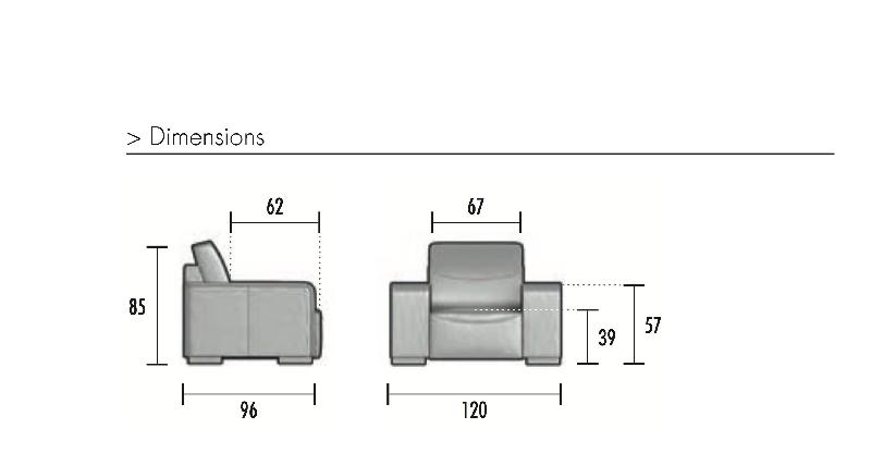 Fauteuil visiteur 1 place SF1 - Mobel Linea - Gris anthracite_3