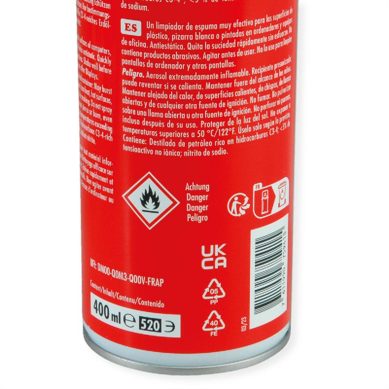 ROLINE Mousse de nettoyage antistatique, 400 ml_3