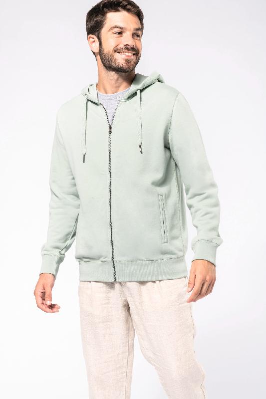 Sweat-shirt french terry écoresponsable zippé à capuche unisexe - Kariban - Réf: K4008_3