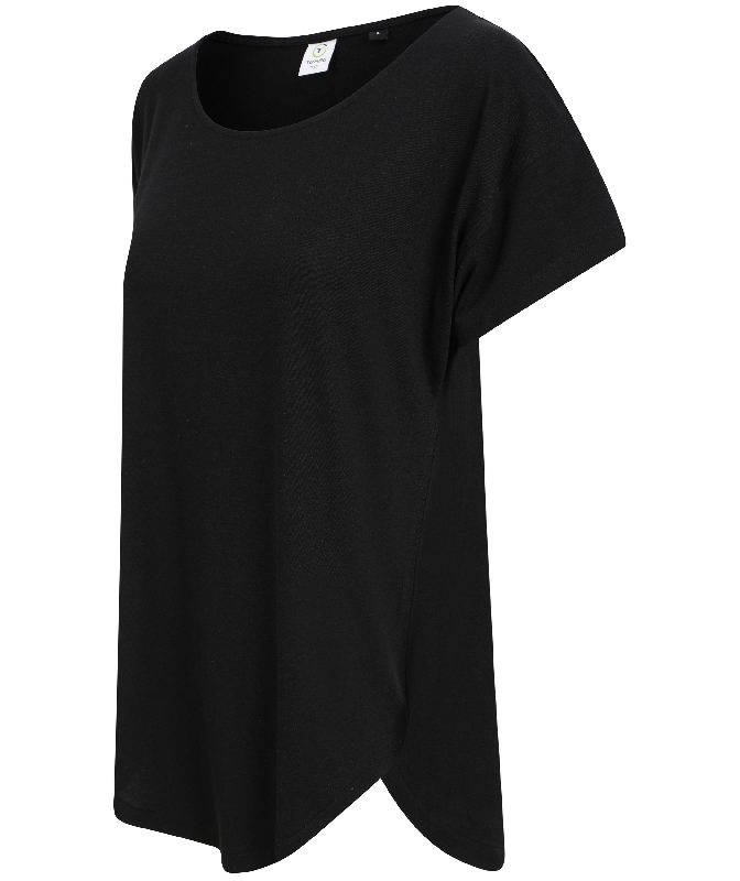 T-shirt scoop neck femme - Tombo - Coupe oversize - Réf: TL527_3