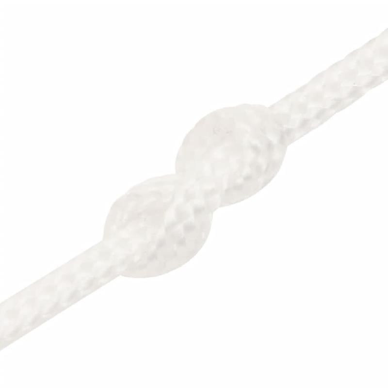 Vidaxl corde de bateau blanc complet 2 mm 25 m polypropylène 152529_3
