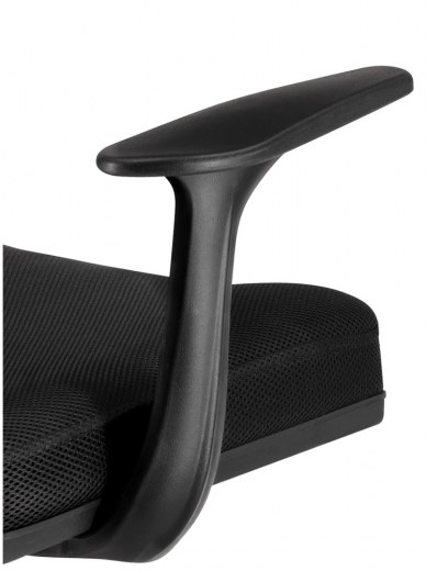 Fauteuil de bureau ROMAIN - Contact Permanent - Référence 9392 FR206 - Dossier résille noire - Assise nid d'abeille_3