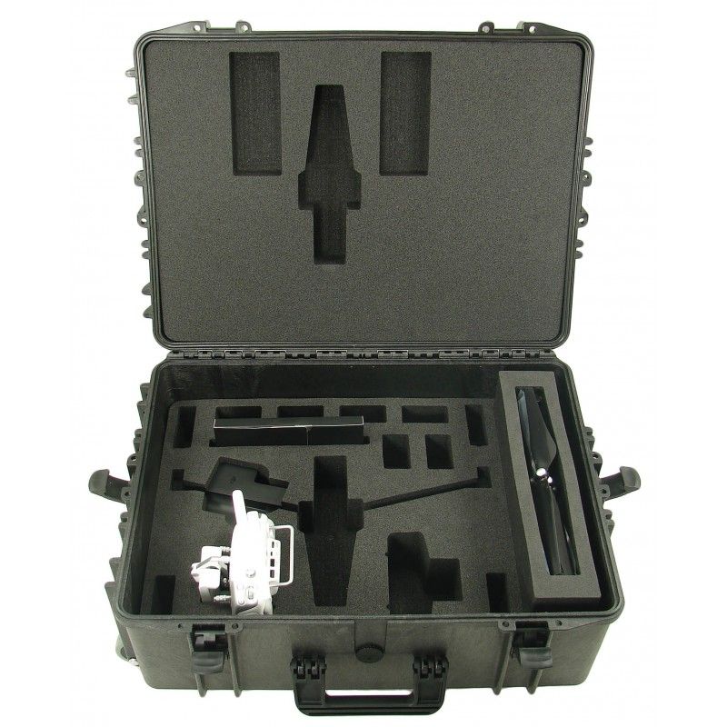 Inspire 1 - Malette de rangement étanche avec trolley - Caltech - 3.2 kg - Réf. VEN-INSPT_3