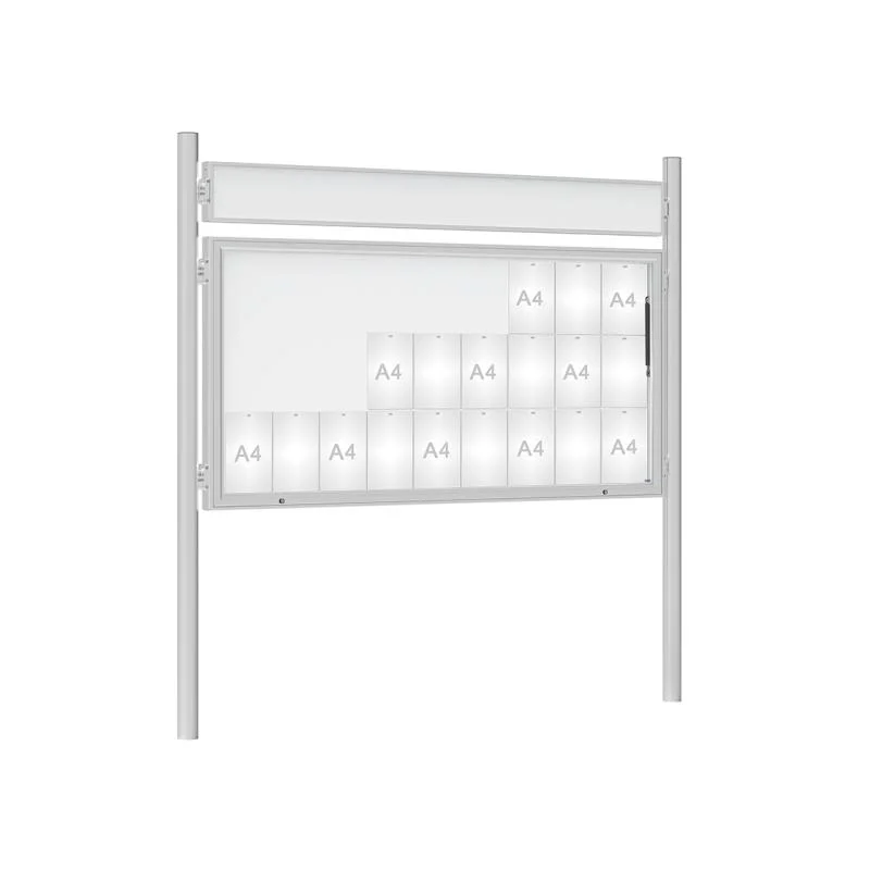Vitrine 1000 poteaux ronds diam. 76 mm_3