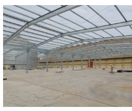 Bâtiment agricole préfabriqué gamme EcoRapid - stockage de grain et outils - Cualimetal - structure en acier métallique_3