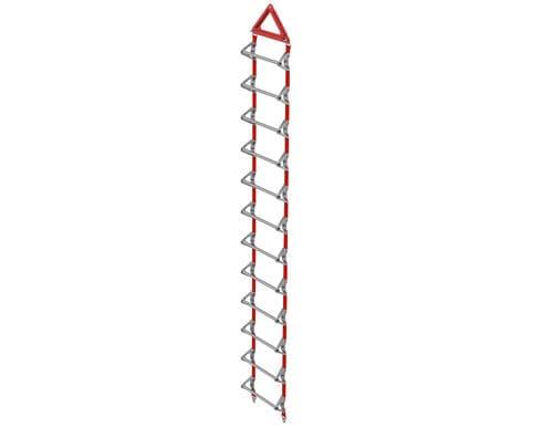 Échelle souple Securechelle® - Montants en sangle textile - 2 types : barreaux dans l'axe ou décalés_3
