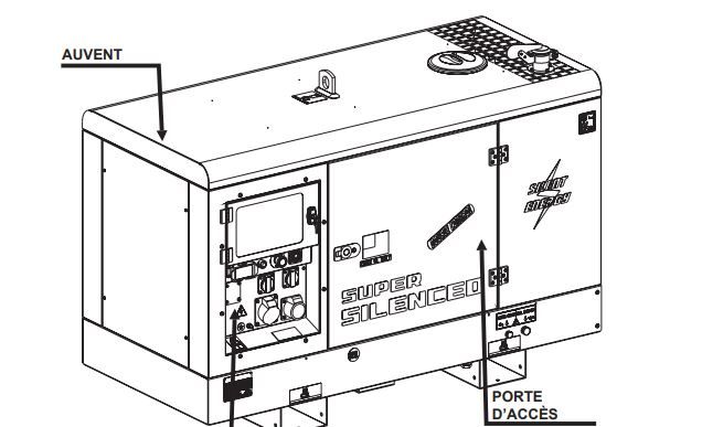 Groupe électrogène diesel MOSA GE 15 YSX - Triphasé 14 kVA - Super insonorisé avec réservoir 55L et autonomie 21h_3