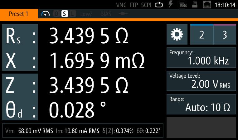 LCX100 - Pont RLC universel de table DC, 4 Hz à 300 kHz, 100 mV à 10 V, interfaces LAN/USB - Rohde & Schwarz_3
